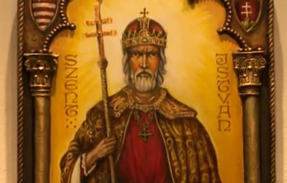Agárdy Gábor Szent István-ikonja